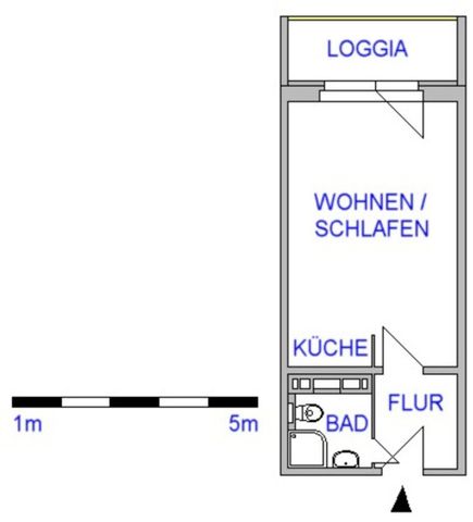 1-Raum-Wohnung - Foto 5