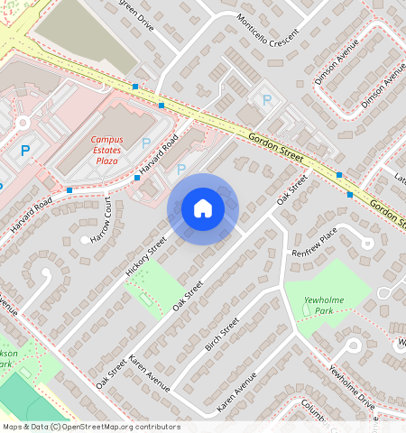 ** Hickory Street, Guelph, ON, Canada