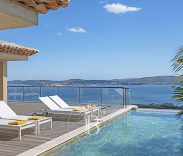 LOCATION SAISONNIÈRE - GRIMAUD - VUE MER PANORAMIQUE - 5 CHAMBRES - Photo 3