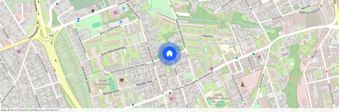 ul. Leopolda Staffa, Osiedle Słoneczne, Bielsko-Biała, śląskie