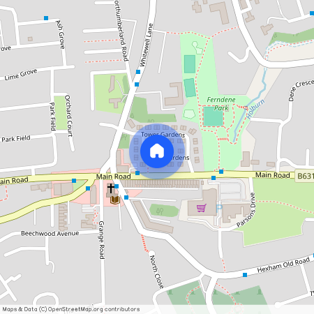 Tower Gardens, Ryton