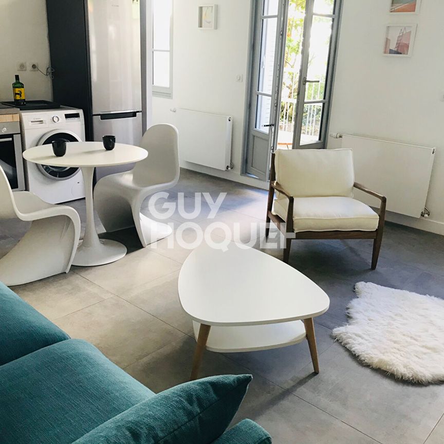 Appartement T1 meublé - 29.38 m² - Terrasse - Photo 1