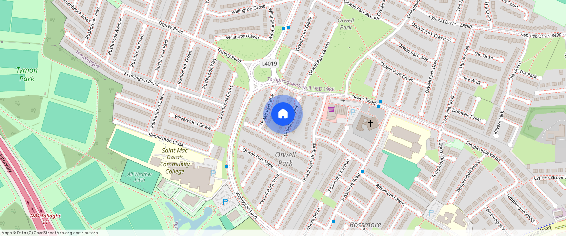 ** Orwell Park Rise, 6w, Templeogue, 6w, Dublin