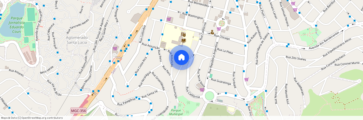 Rua Doutor Astolpho Vieira de Rezende, 32 - colegio santa dorotheia - Sion, Belo Horizonte, Minas Gerais, 30315510