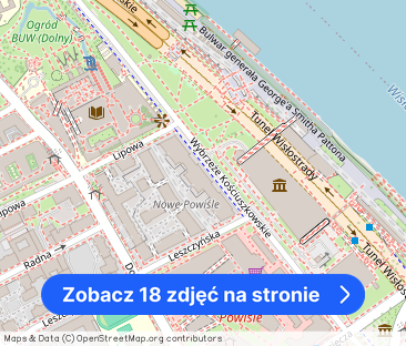 Elegancki apartament na Powiślu - widok na Wisłę - Zdjęcie 1