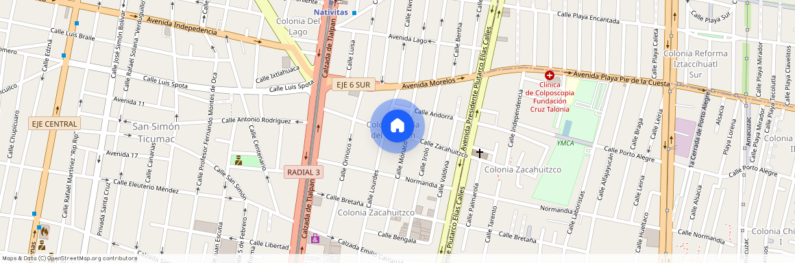 Calle Zacahuitzco 74, Carmen, Benito Juárez, 03540 Ciudad de México, CDMX #74, Colonia Del Carmen, C.P. 03540, Df / Cdmx