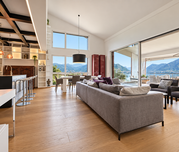 Stunning Duplex Apartment with Lake Views in Montagnola – Gentilino for rent - Photo 1