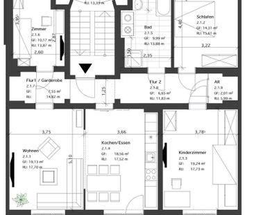 geräumige 4-Raum Altbauwohnung mit Balkon und Abstellraum - Foto 2