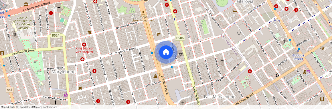 Hallam Street, Marylebone, London, W1W