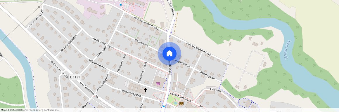 Norra Cloettavägen, Ljungsbro