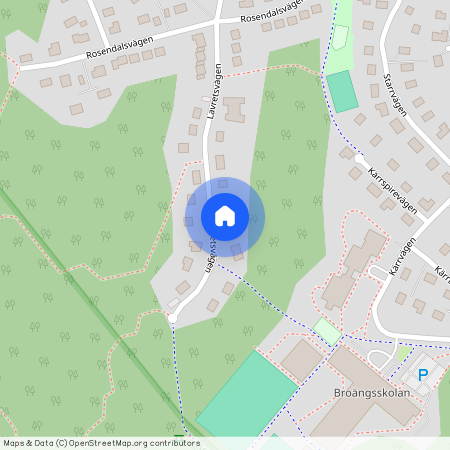 Lavretsvägen, Botkyrka