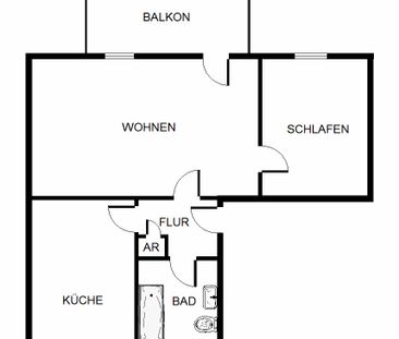 Demnächst frei! 2-Zimmer-Wohnung in Bergkamen Nordberg - Photo 1