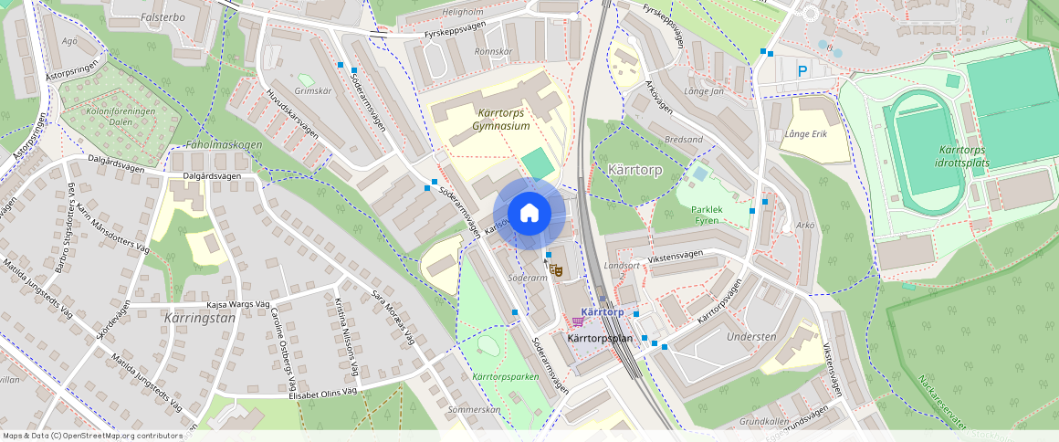 Lågskärsvägen **, Kärrtorp