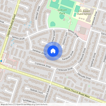 86 Gardiner Drive Unit# Bsmt, Hamilton