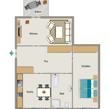 Heinrich-Lersch-Straße 6B, 45699 Herten - Photo 2