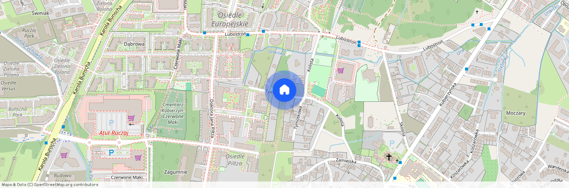 ul. dr. Jana Piltza, Ruczaj, Dębniki, Kraków, małopolskie