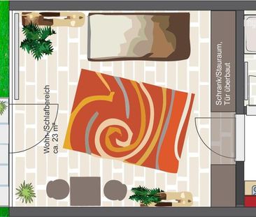 Single-Appartement - Foto 1