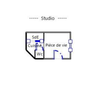 APPT T1 MEUBLE AVEC JARDIN - Photo 3