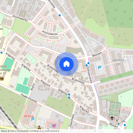 ul. Brzezińska, Leśnica, Fabryczna, Wrocław, dolnośląskie