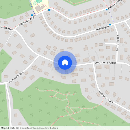 Skogshemsvägen, Tullinge