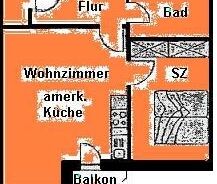 Plauen-Seehaus: 2-Zimmerwohnung mit Balkon & Stellplatz ab 04/2026 - Photo 1