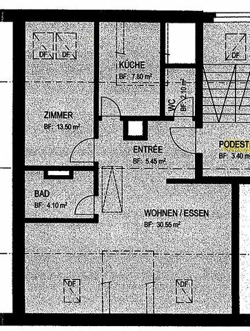 2.5 Zimmer, 66 m², 5. Stock - Photo 2