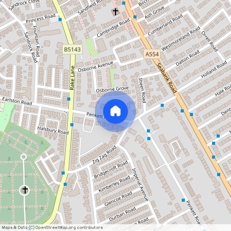 Penkett Road Wallasey CH45 7QA