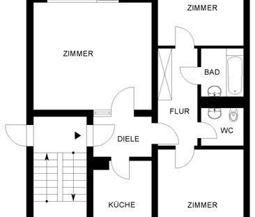 3-Zimmer-Wohnung mit Loggia // 3.OG rechts - Photo 4