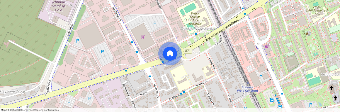 ul. Komisji Edukacji Narodowej, Stalowa Wola, stalowowolski, podkarpackie