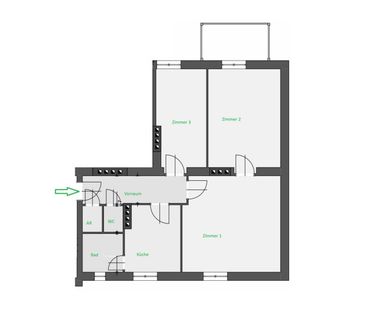 AB 01.01.2026 VERFÜGBAR I NEUE KÜCHE I BALKON I RUHIG I BADEWANNE I... - Foto 4