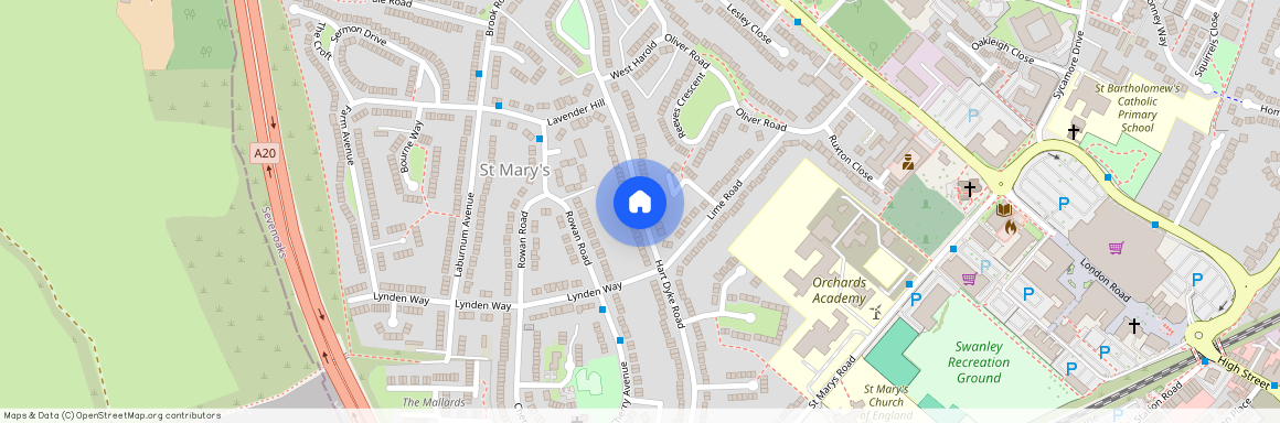 Hart Dyke Road, Swanley, BR8, Kent