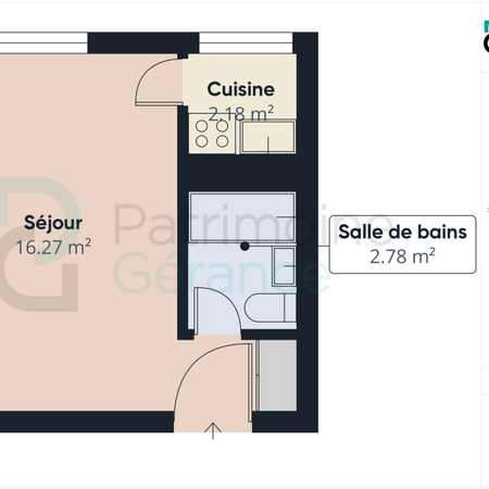Studio rénové - Disponible immédiatement, idéal pour un premier logement ! - Foto 4