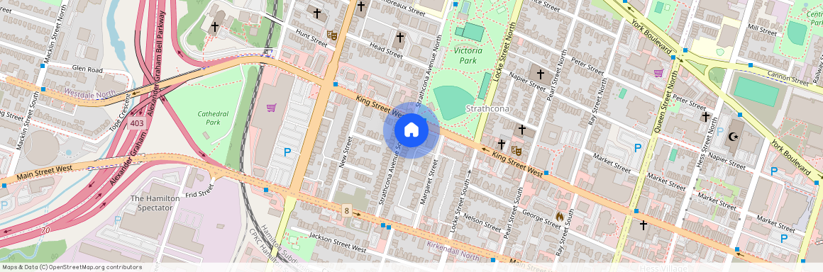 547 King St. W., Strathcona, Strathcona, Hamilton, L8P 1C1