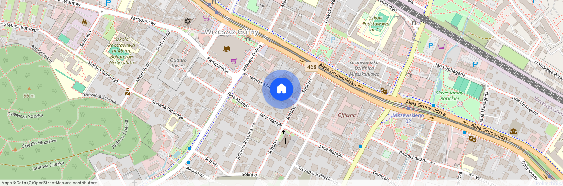 ul. Henryka Sienkiewicza, Wrzeszcz Górny, Gdańsk, pomorskie