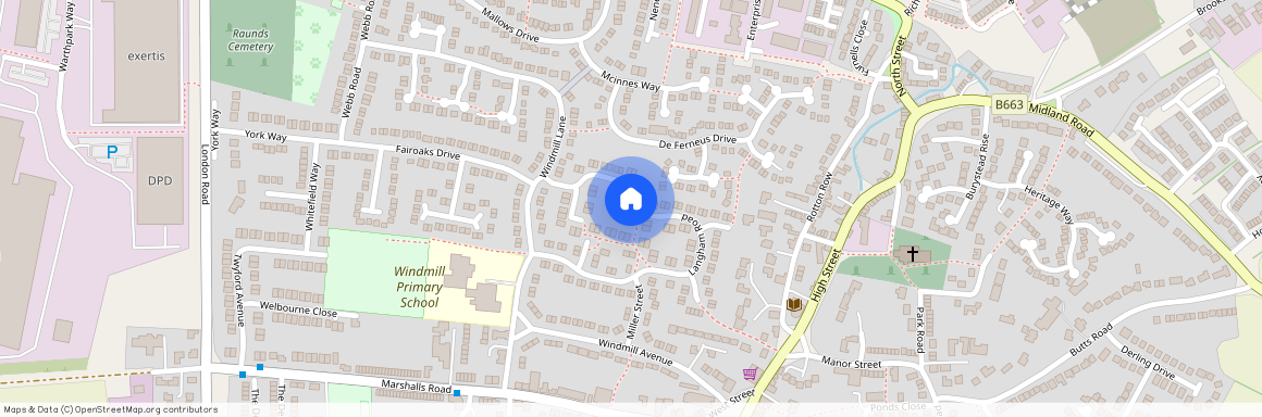 Langham Road, Wellingborough, Raunds