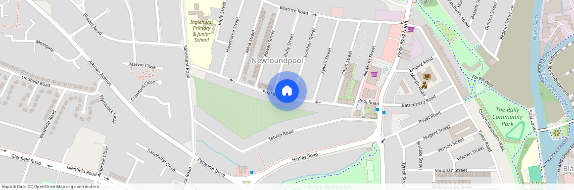 Pool Road, Leicester, Newfoundpool, LE3