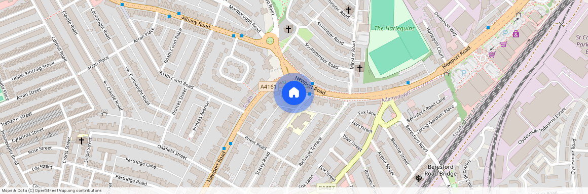 George Court, Roath, CF24