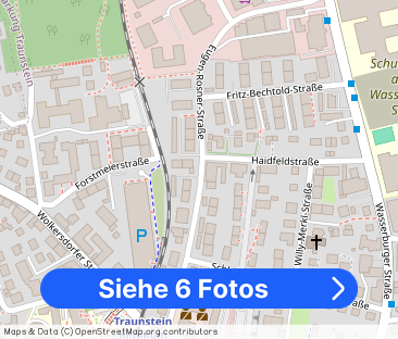 2-Zimmer Dachgeschoss Wohnung in Traunstein - Außenstellplatz, Keller - Foto 1