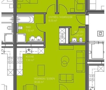 3.5 Zimmer, 2. Stock - Photo 4