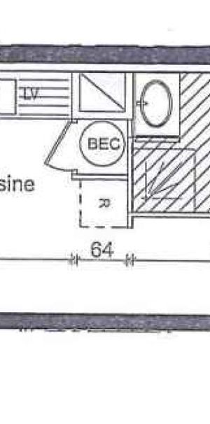 Location Appartement 2 pièce(s) de 36.97 m2 - Photo 2