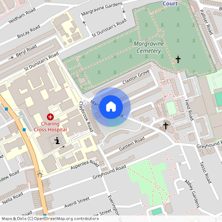 Margravine Road, Hammersmith, London