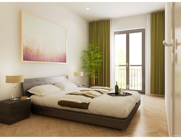 Eberswalde: ERSTBEZUG im LUXUS Neubau: 1-Zi mit 24 m² und Balkon ab 2026 BEZUGSBEREIT - Foto 1