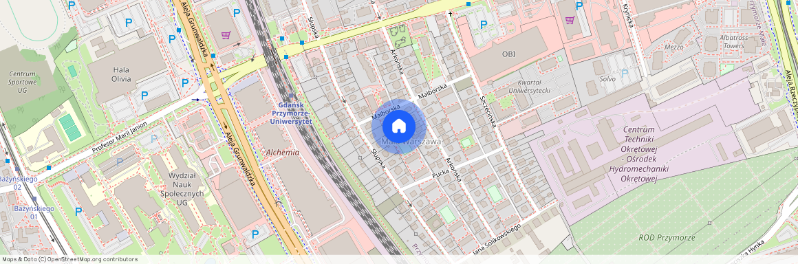 ul. Malborska, Przymorze Małe, Gdańsk, pomorskie