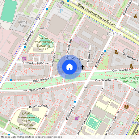 ul. Opaczewska 24, Szczęśliwice, Ochota, Warszawa, mazowieckie