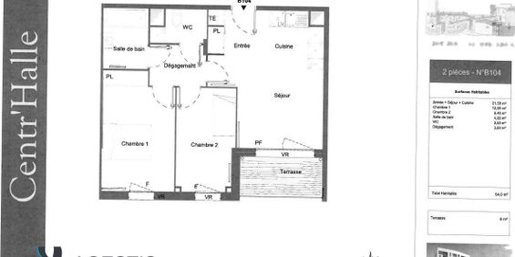 APPARTEMENT T3 54M - Photo 3