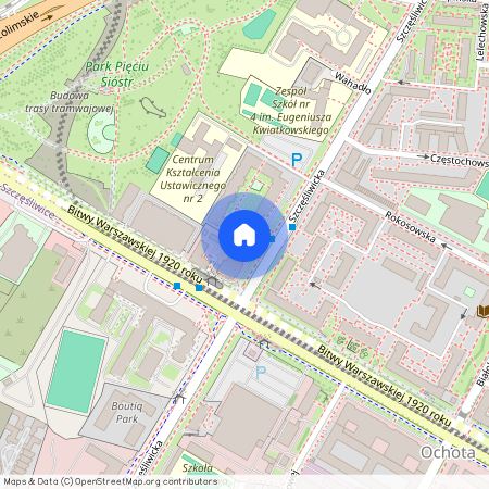 ul. Szczęśliwicka, Stara Ochota, Ochota, Warszawa, mazowieckie