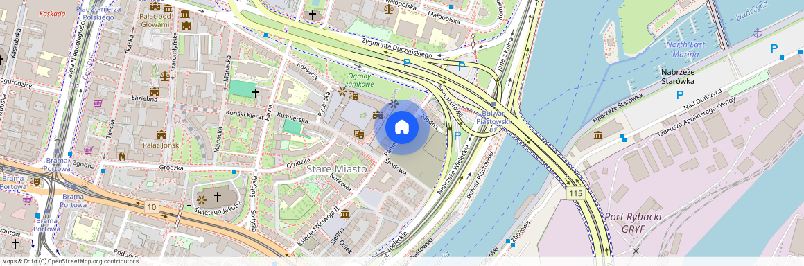 ul. Panieńska, Stare Miasto, Śródmieście, Szczecin, zachodniopomorskie