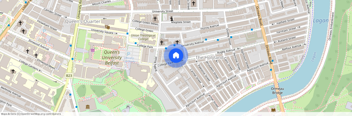 Unit 1, 46 College Park Avenue, Botanic, BT71LR, Belfast, Belfast,