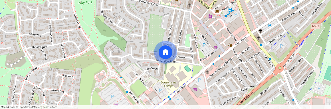 Constance Street, Consett, County Durham, DH8
