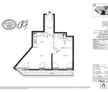location Appartement T2 DE 45.1m² À MASSY - Photo 2